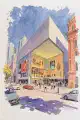 Thumbnail of postcard 'Edgy Building'