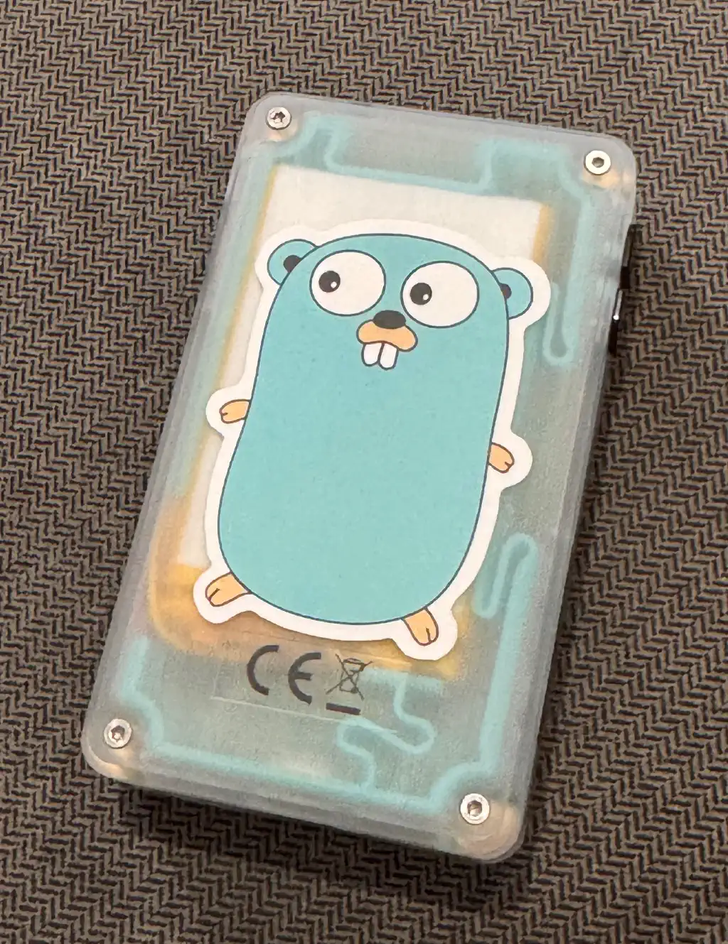 Tangara back, with gopher sticker